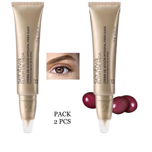 2 Anti-Aging Eye Creams Sentiva Elixir de Vida Crema Antiedad Para ojos … - Picture 1 of 5